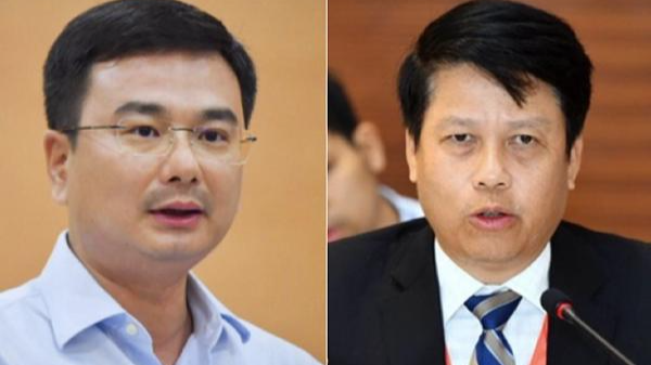 Ông Phạm Thanh Hà (bên trái) và ông Phạm Tiến Dũng (bên phải).