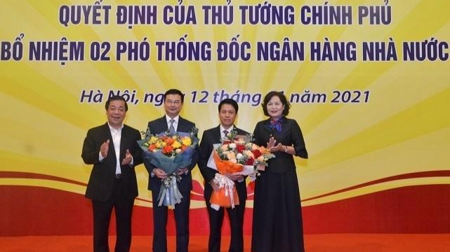 Ngân hàng Nhà nước Việt Nam tổ chức Lễ công bố quyết định của Thủ tướng Chính phủ bổ nhiệm 02 Phó Thống đốc. 