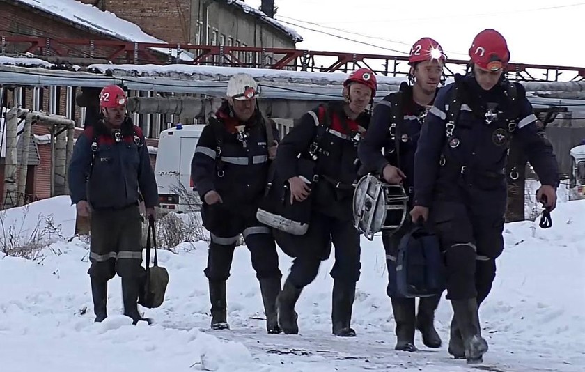Vẫn còn 2 nạn nhân mất tích sau thảm kịch tại mỏ than Listvyazhnaya 