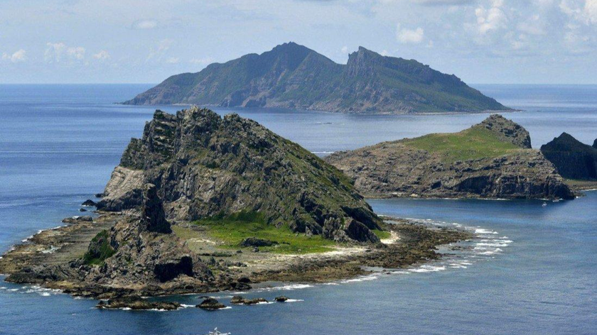 Quần đảo Điếu Ngư/Senkaku trên Biển Hoa Đông. Ảnh: AP