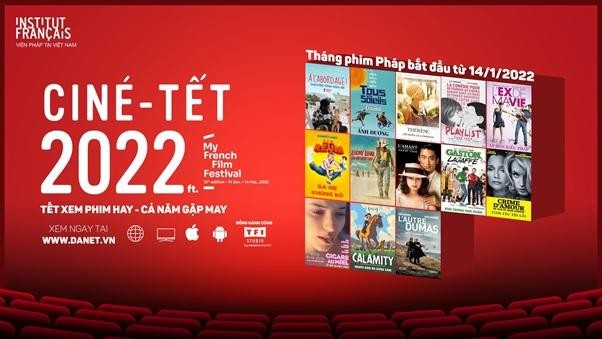 DANET "chiêu đãi" khán giả Việt Nam 13 bộ phim Phápđa dạng về đề tài thể loại và phù hợp với không khí lễ hội của mùa Tết Nguyên Đán