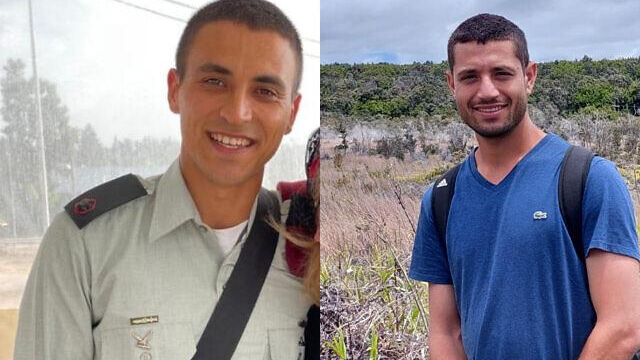 Thiếu tá Itamar Elharar (trái) và Thiếu tá Ofek Aharon, đã thiệt mạng trong một vụ nổ súng bên ngoài căn cứ của họ ở Thung lũng Jordan vào ngày 12/1/2022. Ảnh: Lực lượng Phòng vệ Israel