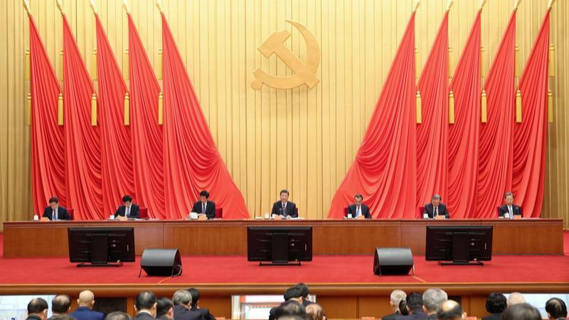 Chủ tịch Trung Quốc Tập Cận Bình phát biểu tại phiên họp toàn thể lần thứ sáu của Ủy ban Kiểm tra Kỷ luật Trung ương khóa 19 của CPC. Ảnh: THX