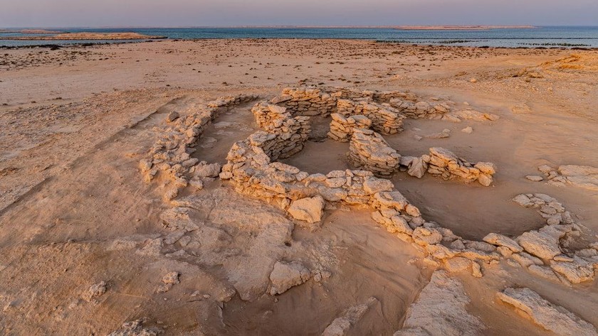 Các cấu trúc được khám phá bởi các nhà khảo cổ học ở Abu Dhabi.