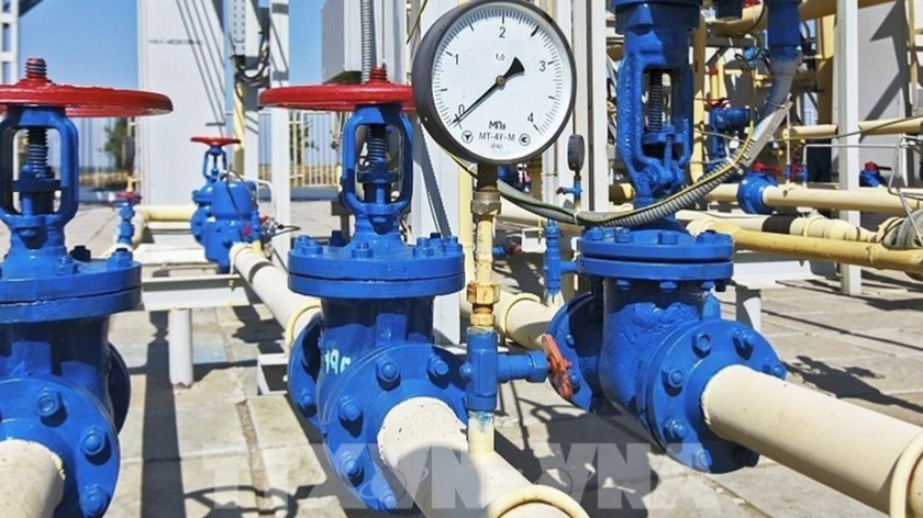 Hệ thống đường ống dẫn khí của Tập đoàn Gazprom. Ảnh: EPA