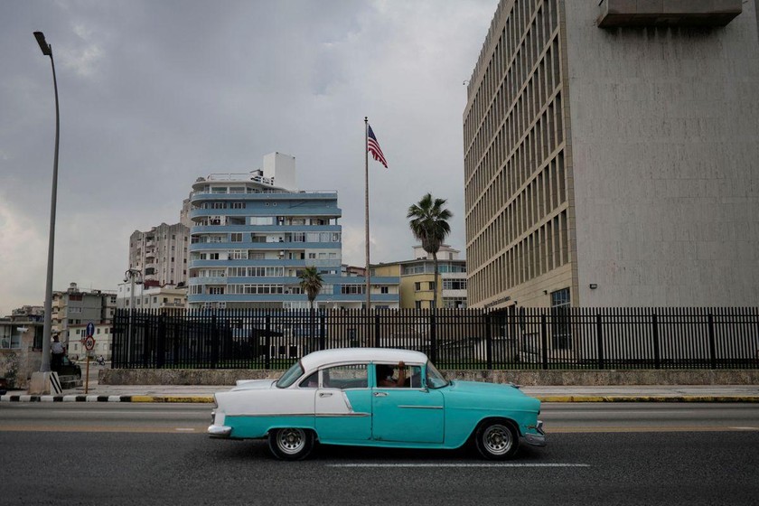 Đại sứ quán Hoa Kỳ ở Havana, Cuba. Ảnh: Reuters (chụp ngày 30/10/2020)