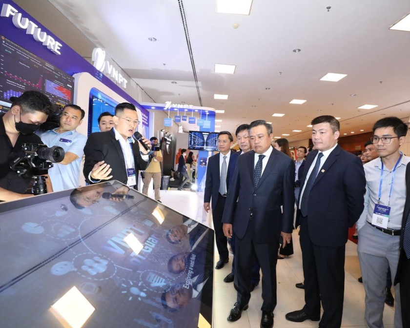 Gian trưng bày của VNPT tại Vietnam - Asia Smart City Summit 2023