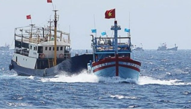 Nghiệp đoàn nghề cá Việt Nam ra tuyên bố về việc nhiều tàu của ngư dân bị đâm hỏng hóc, gây thiệt hại về người và của. Ảnh: VOV