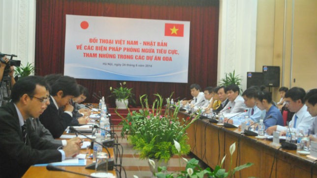 Đối thoại Việt Nam - Nhật Bản về việc sử dụng vốn ODA. Ảnh: Hướng Dương