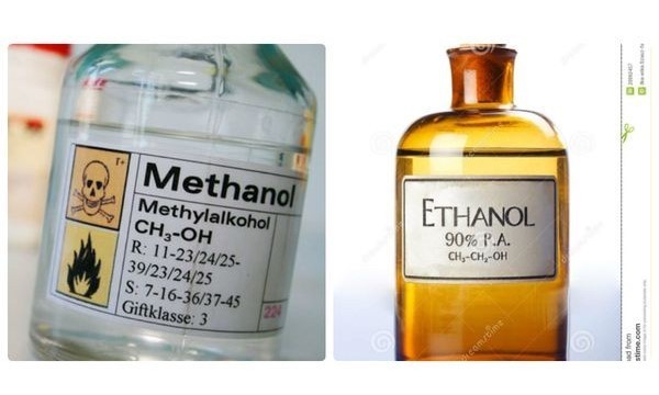 Methanol có một số tính chất vật lý khá giống ethanol, là một chất lỏng không màu, dễ bay hơi, mùi nhẹ và vị gần giống ethanol nhưng lại rất độc và không được dùng làm đồ uống.