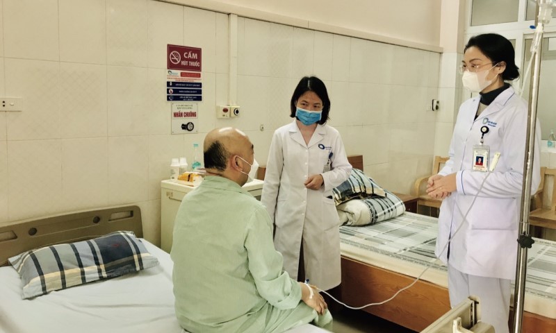Bệnh nhân người Trung Quốc điều trị phục hồi sức khỏe tốt. Ảnh: BVCC