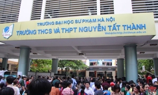 Trường THCS &THPT Nguyễn Tất Thành thuộc Trường ĐH Sư phạm Hà Nội. (Ảnh: Internet)