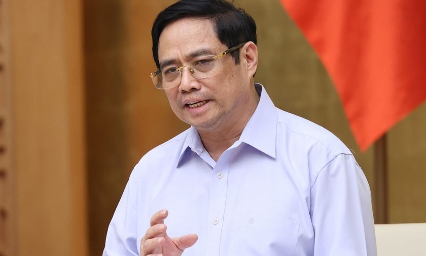 Thủ tướng Phạm Minh Chính yêu cầu cần chấm dứt tình trạng sợ trách nhiệm, không dám làm, không dám tham mưu, đề xuất của một bộ phận cán bộ, công chức. (Ảnh TTXVN)