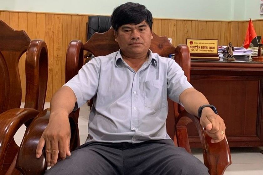 Ông Nguyễn Đình Tịnh, Phó Chủ tịch UBND huyện Đơn Dương thông tin về sự việc.