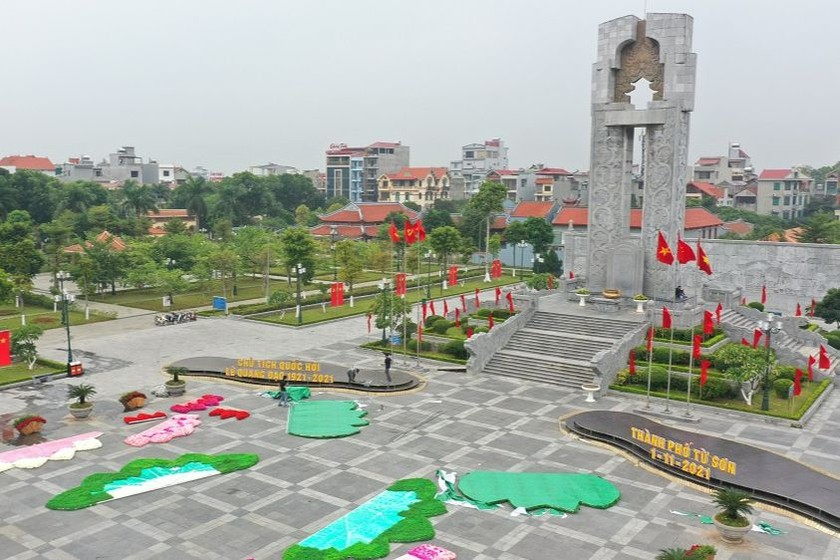Thành phố Từ Sơn hiện nay là một trong hai “đầu tàu và hạt nhân” của tỉnh Bắc Ninh. (Ảnh: BT)