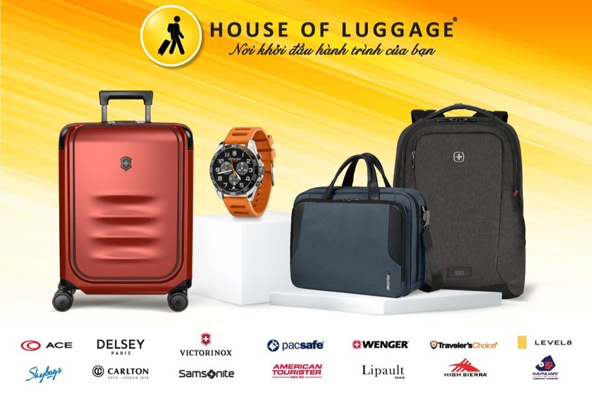 House Of Luggage độc quyền phân phối các thương hiệu quốc tế tại Việt Nam.