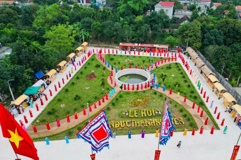 Lễ hội đền Đức Thánh Nguyễn được tổ chức hàng năm tại huyện Gia Viễn. (Ảnh: UBND huyện Gia Viễn)