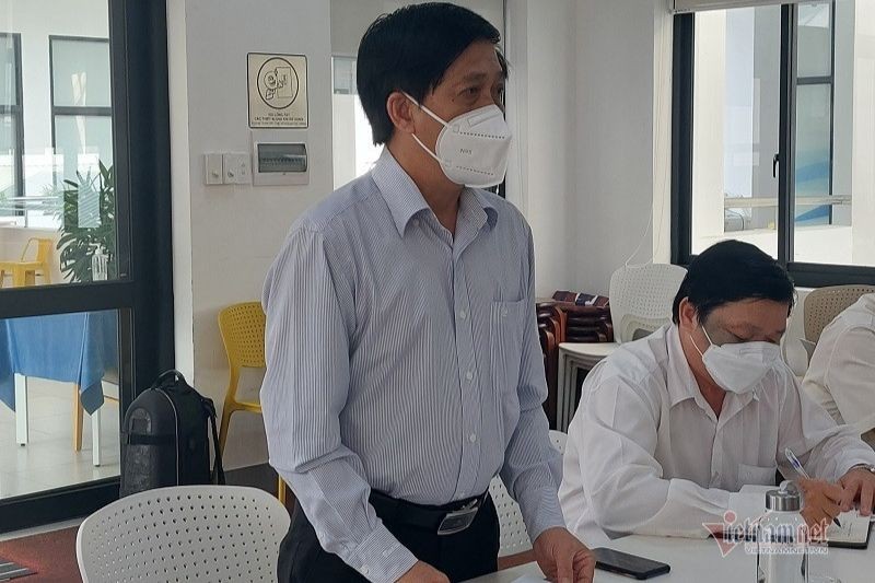 Ông Lê Minh Quốc Cường phát biểu tại một cuộc họp, khi còn là Giám đốc Sở LĐ-TB&XH tỉnh Bình Dương. 