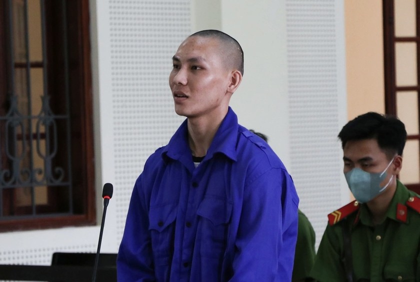 Bị cáo Đặng Quang Hậu tại phiên tòa. Ảnh: Báo Lao động
