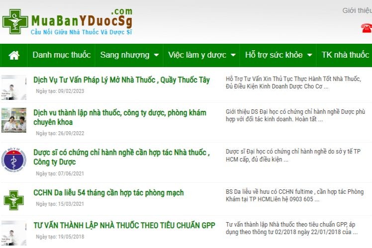 Trang muabanyduoc.sg được nêu tên qua loạt bài phản ánh của Báo Sài Gòn giải phóng.