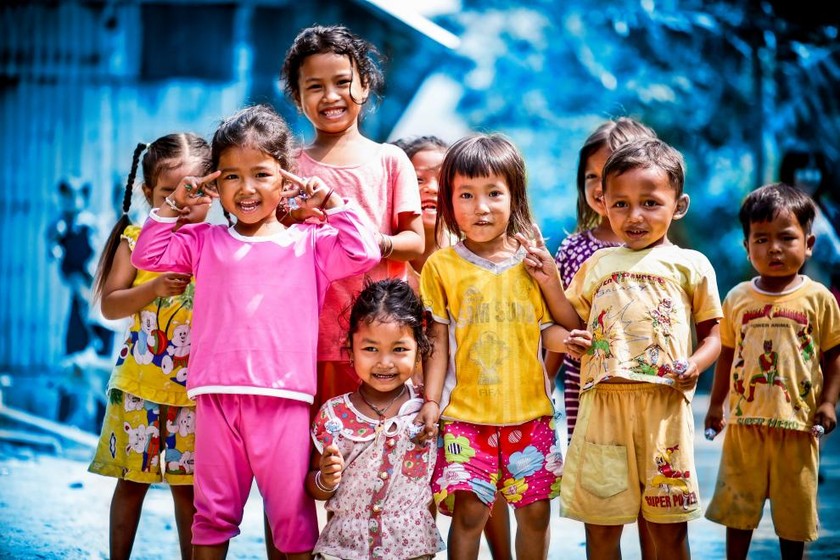 Trẻ em là đối tượng dễ tổn thương do biến đổi khí hậu. (Nguồn: UNICEF Việt Nam)