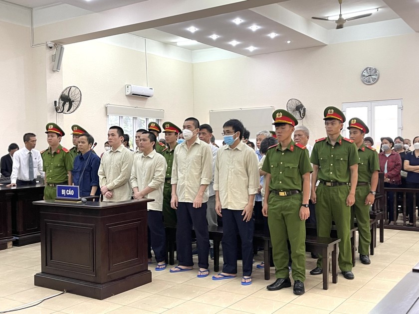 17 bị cáo bị HĐXX tuyên phạt. Ảnh: Vietnamnet