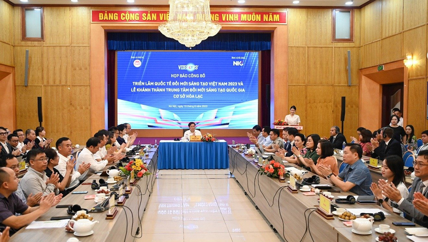 Họp báo công bố Triển lãm quốc tế đổi mới sáng tạo (ĐMST) Việt Nam năm 2023 (VIIE 2023).