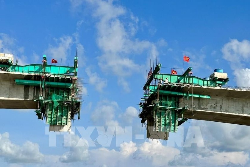 Đề xuất xây cầu đường Nguyễn Khoái - Ảnh: TTXVN