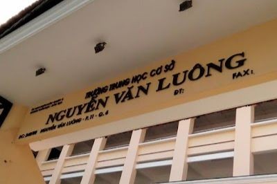  Trường THCS Nguyễn Văn Luông. Ảnh: Internet