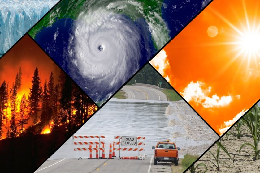 Hệ thống khí hậu toàn cầu ngày càng khó lường, cực đoan hơn. (Nguồn ảnh: NOAA) 