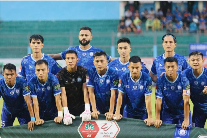 CLB Khánh Hòa ở mùa giải V.League 2023. (Ảnh: BTC)