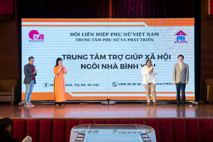 Ra mắt Trung tâm Trợ giúp xã hội - Ngôi nhà Bình yên. (Nguồn ảnh: Hanoimoi.vn)