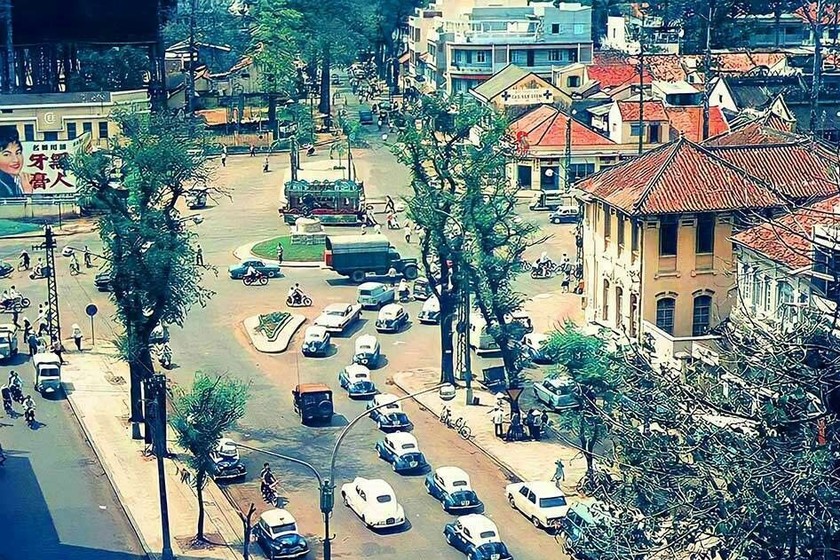 Nhịp sống Sài Gòn khoảng thời gian 1968. (Nguồn ảnh: manhhai flickr) 