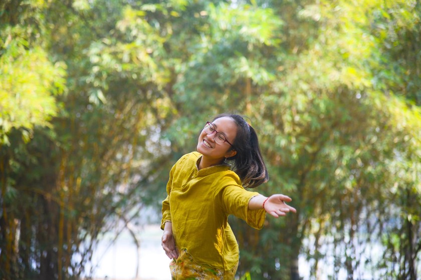 Dương Huyền Thanh, người trẻ đầu tiên đem bộ môn Nia - chăm sóc sức khỏe thân - tâm - trí về Việt Nam. (Ảnh: PV)