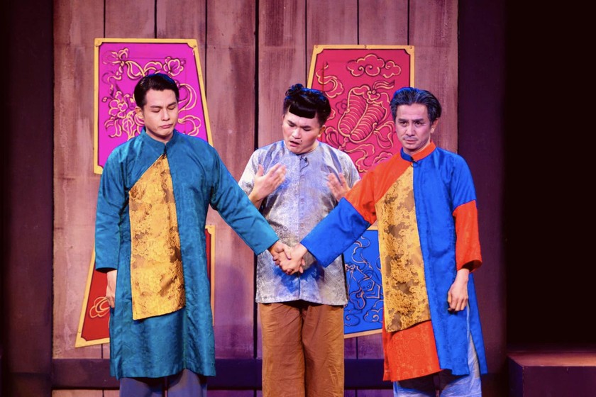 Vở kịch “Vàng ơi là vàng” của Sân khấu Idecaf công chiếu dịp Tết Nguyên Đán 2024. (Nguồn ảnh: Idecaf)