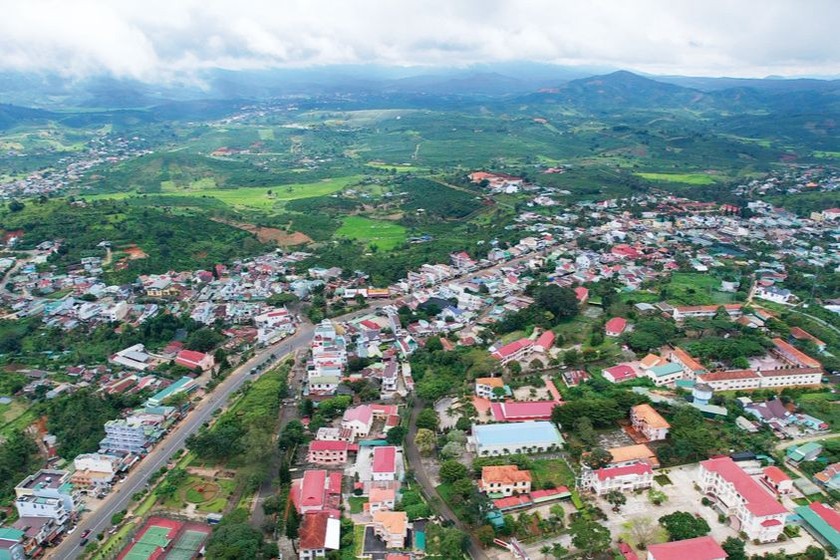 Một góc huyện Di Linh, tỉnh Lâm Đồng. Nguồn: Cổng thông tin điện tử tỉnh Lâm Đồng