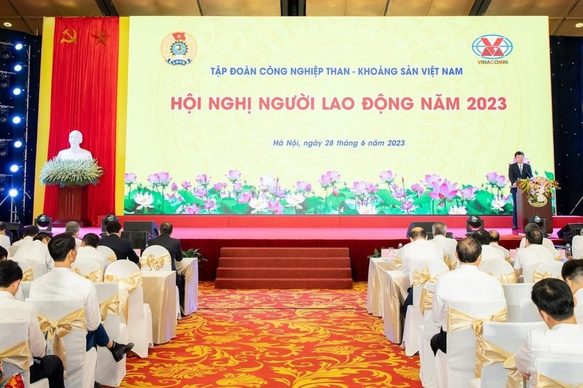 Toàn cảnh Hội nghị Người lao động năm 2023 của Tập đoàn Than - Khoáng sản Việt Nam. (Ảnh minh họa - vinacomin.vn)
