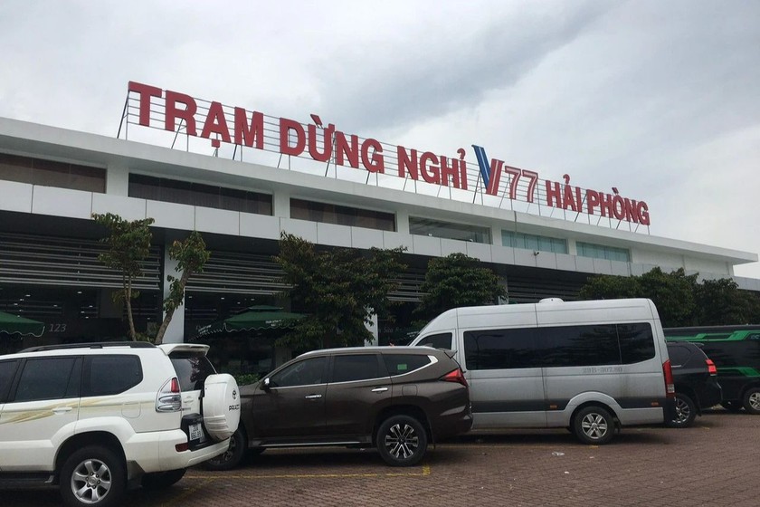 Trạm dừng nghỉ V77 trên tuyến cao tốc Hà Nội - Hải Phòng. (Ảnh: tapchigiaothong.vn)