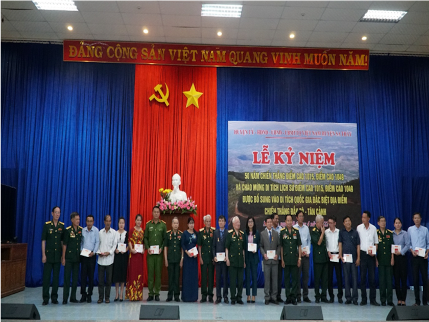 Huyện Sa Thầy (Kon Tum) tổ chức lễ kỷ niệm tưởng nhớ 50 năm chiến thắng điểm cao