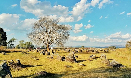 Bí ẩn cánh đồng chum ma quái ở Lào