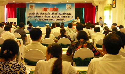 Cục Trợ giúp pháp lý tổ chức tập huấn trợ giúp pháp lý cho người khuyết tật Khu vực miền Trung tại Đà Nẵng