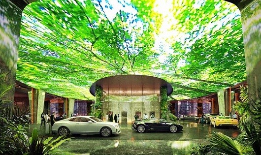 Kinh ngạc với khách sạn chứa đựng cả khu rừng tại Dubai