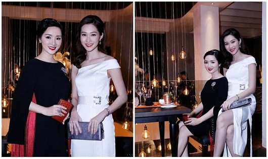 Hoa hậu Giáng My đọ sắc cùng Đặng Thu Thảo.