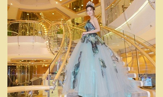 Hoa hậu Đỗ Mỹ Linh hóa thành công chúa tại Đài Loan.