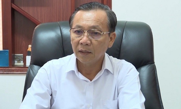 Ông Trần Văn Cường lúc còn tại vị Giám đốc Sở Nông nghiệp và Phát triển nông thôn tỉnh Bà Rịa - Vũng Tàu (Ảnh VOV).