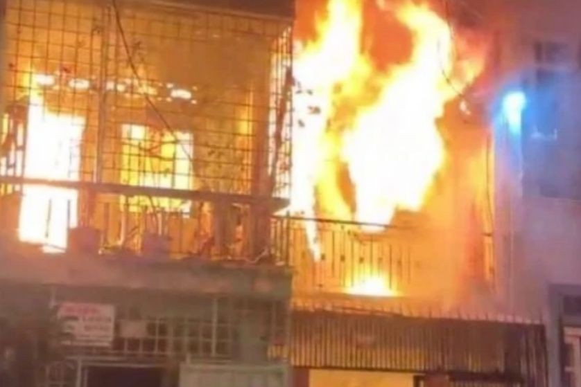 Hiện trường vụ cháy nhà dân làm 4 người tử vong ở Thành phố Hồ Chí Minh. Ảnh: Báo Thanh niên