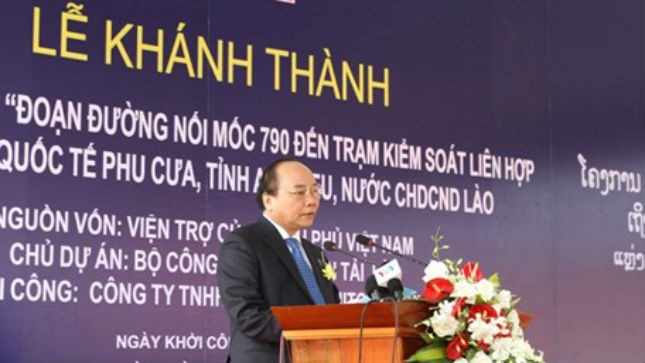 Phó Thủ tướng Nguyễn Xuân Phúc phát biểu tại lễ khánh thành