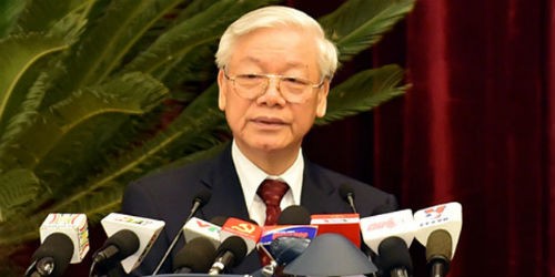 Tổng Bí thư Nguyễn Phú Trọng phát biểu khai mạc hội nghị - Ảnh: Chinhphu.vn