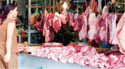 Nhiều mẫu thịt lợn có dư lượng Sulfadimidine, loại kháng sinh có hại cho sức khỏe.