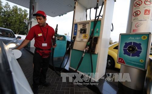 Một trạm xăng ở Dubai, Các tiểu vương quốc Arập thống nhất (UAE). Ảnh: AFP/TTXVN
